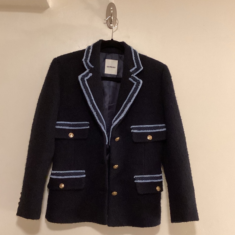 Sandro
Noella Contrast Trim Tweed Jacket - Picture 4 of 16
